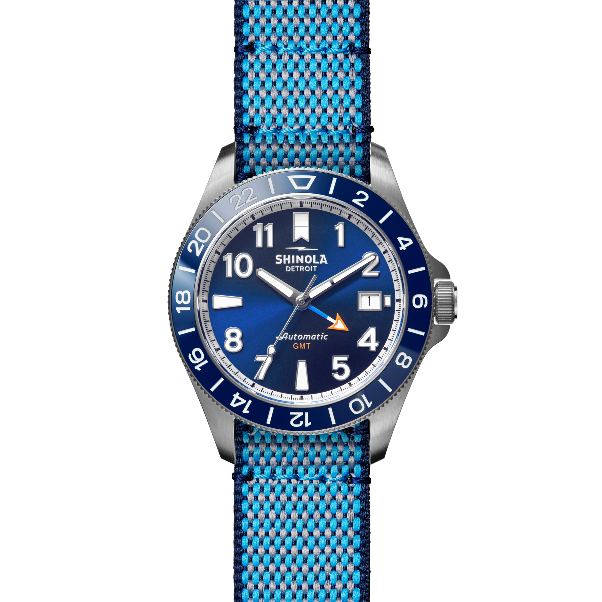 Monster GMT Automatic Watch - Navy