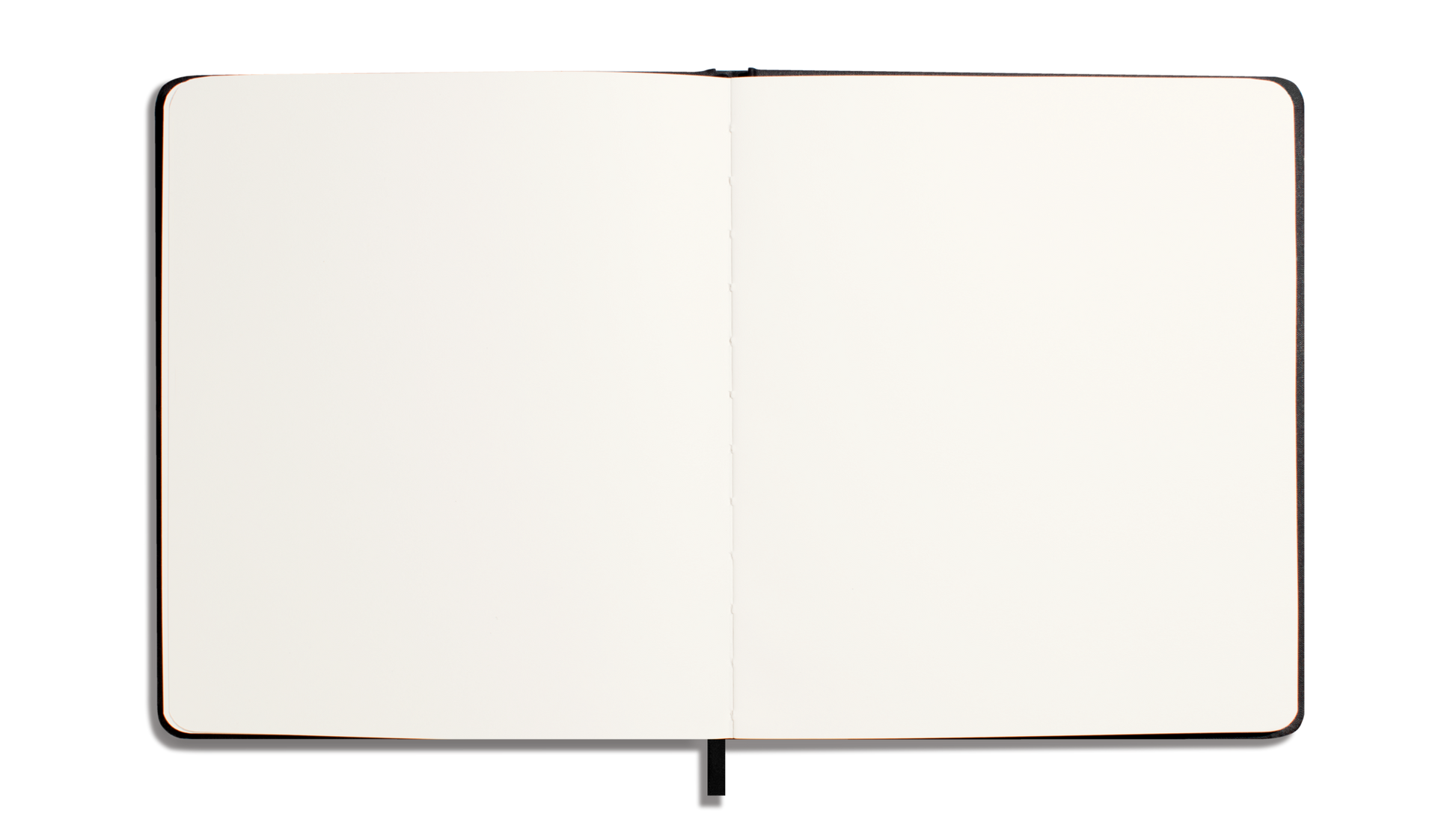 Large Hard Plain Sketchbook - Black