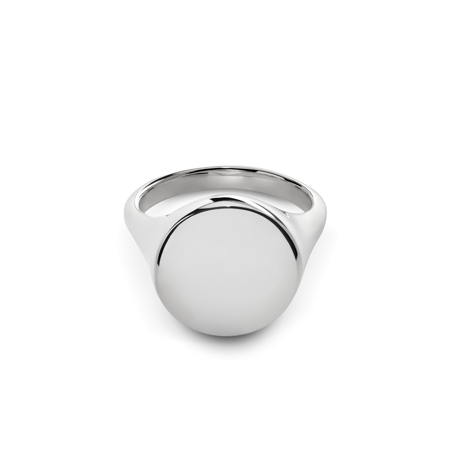Statement Signet Ring - Sterling Silver