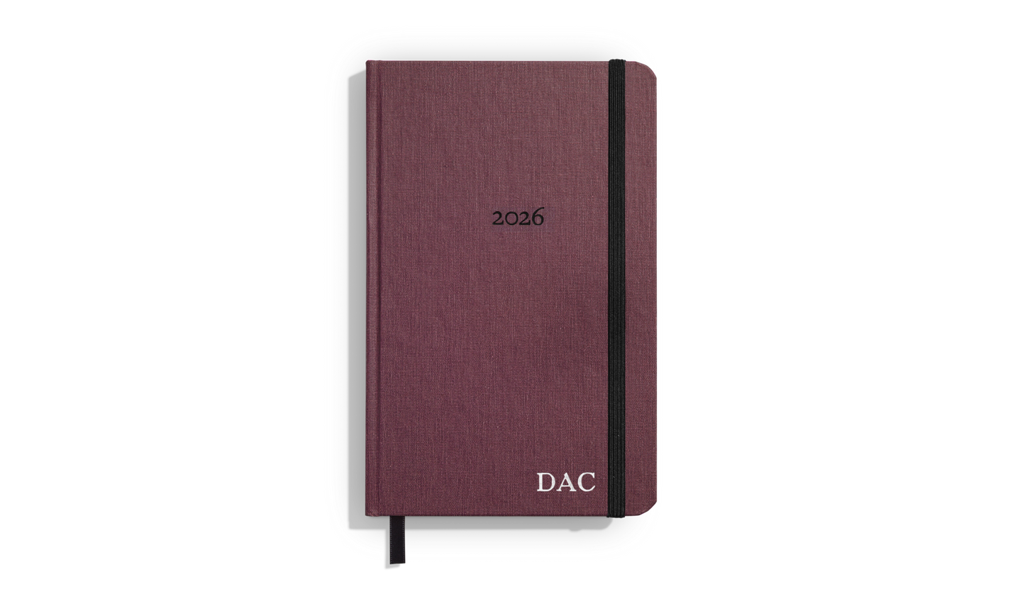 2026 12-Month Runwell Planner - Merlot