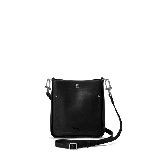 Mini Pocket Crossbody Bag - Black