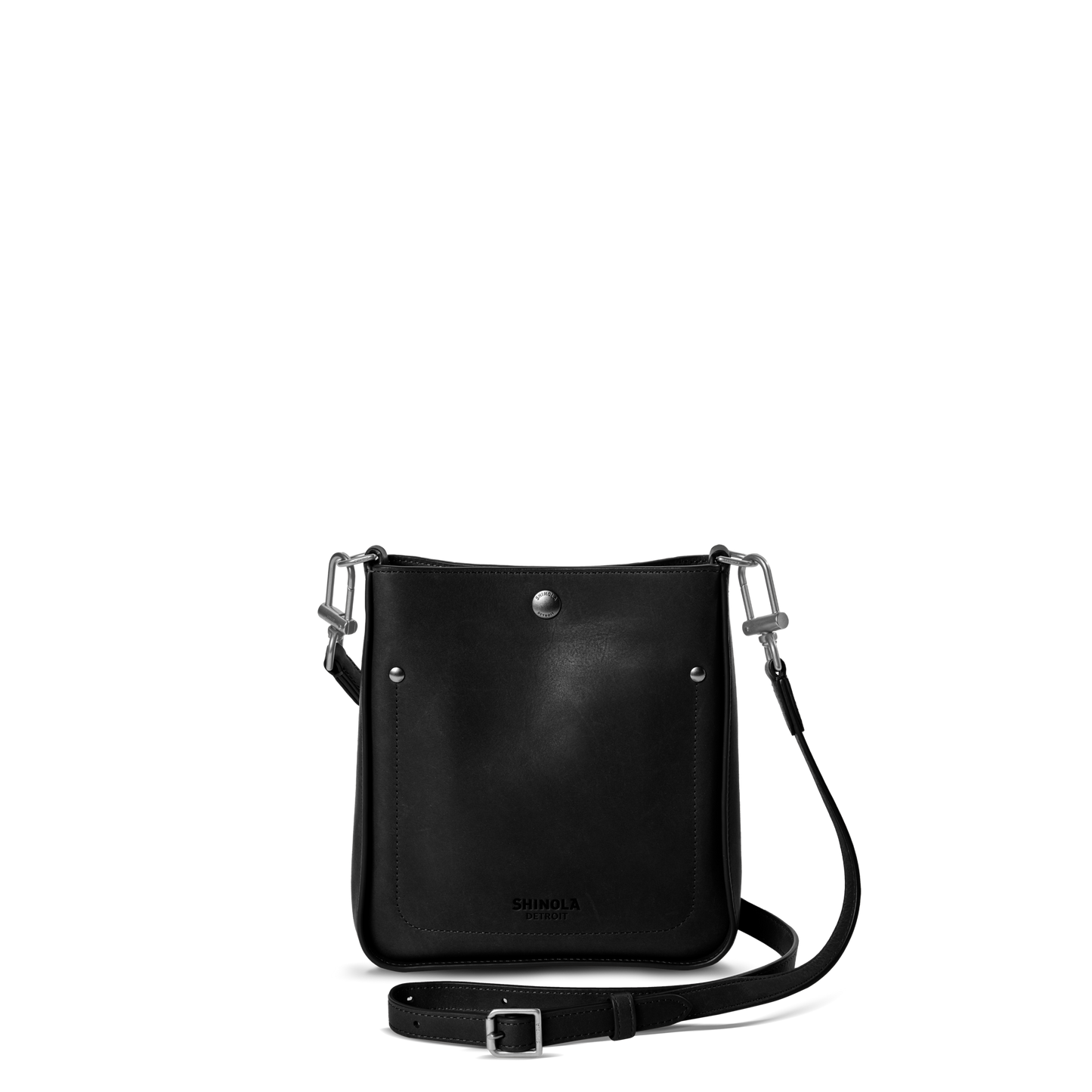 Mini Pocket Crossbody Bag - Black