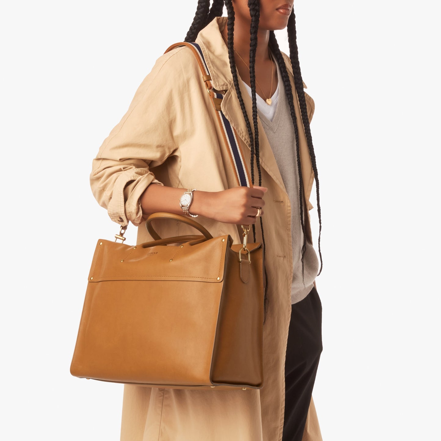 Overnight Satchel - Tan