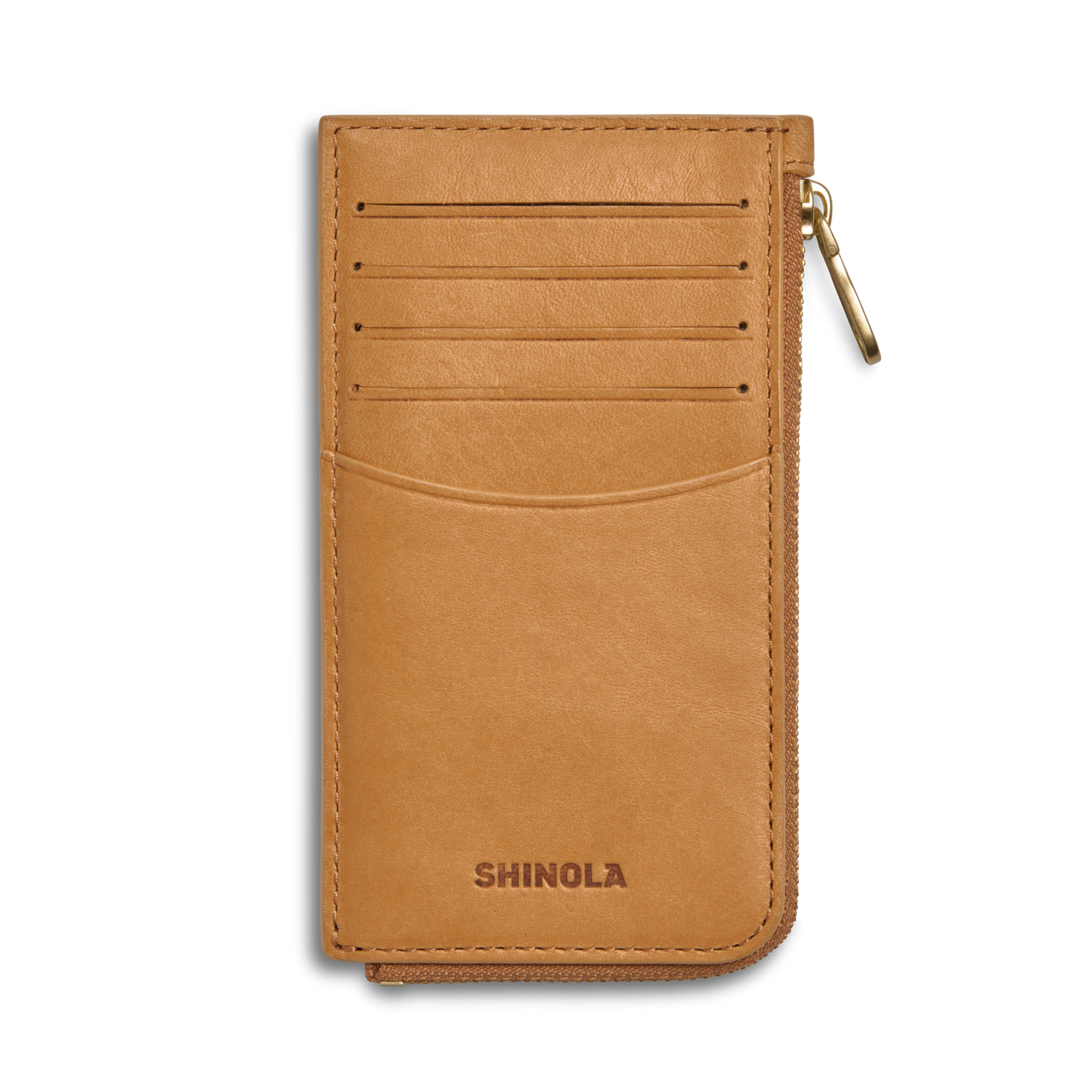 Birdy Zip Around Card Holder - Honey