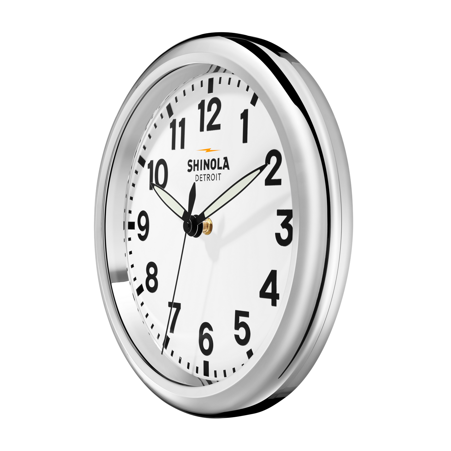 14" Runwell Clock - White