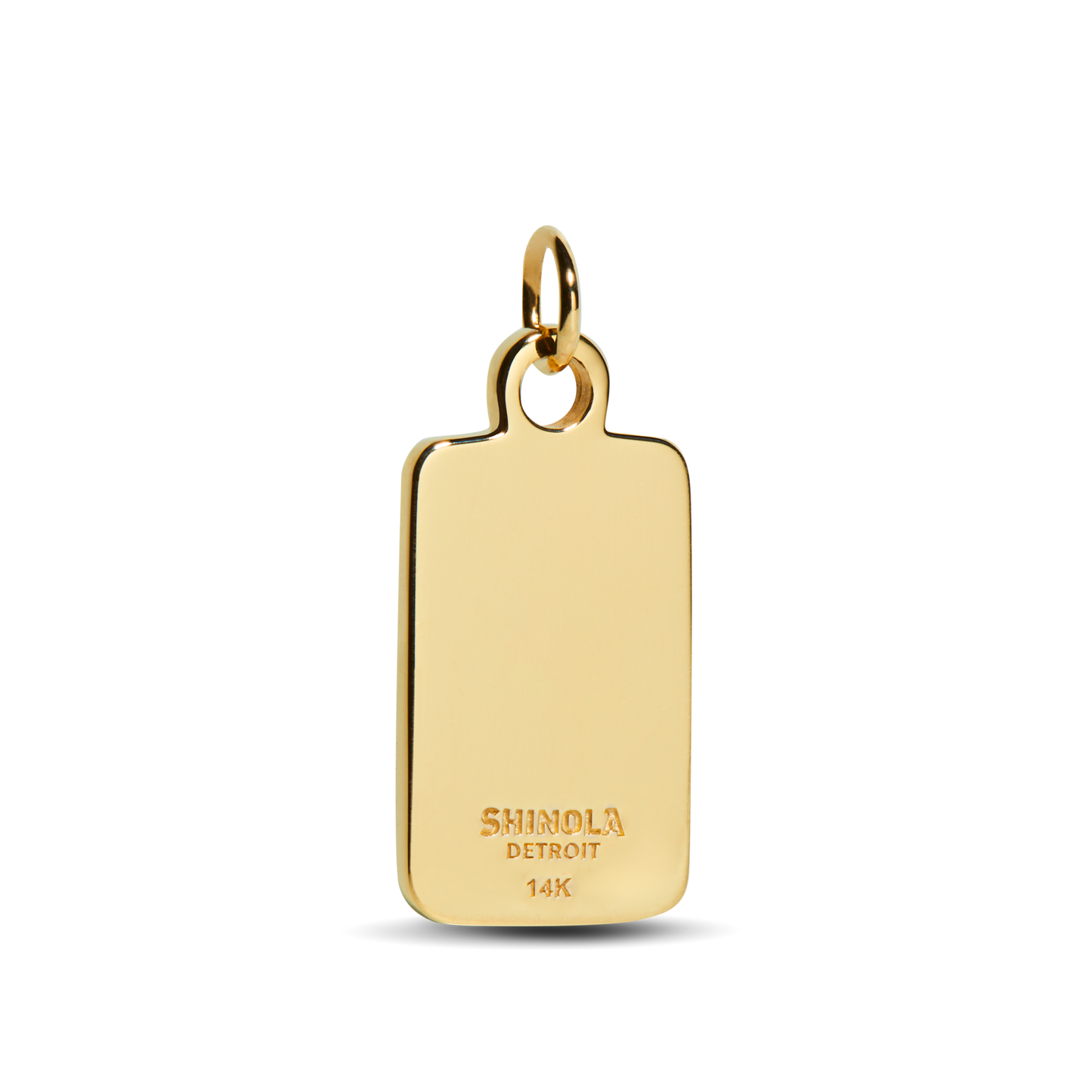 Plaque Charm - Yellow Gold