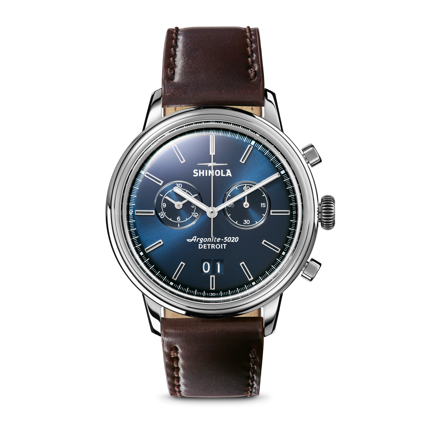 Bedrock Chronograph Watch - Midnight Blue