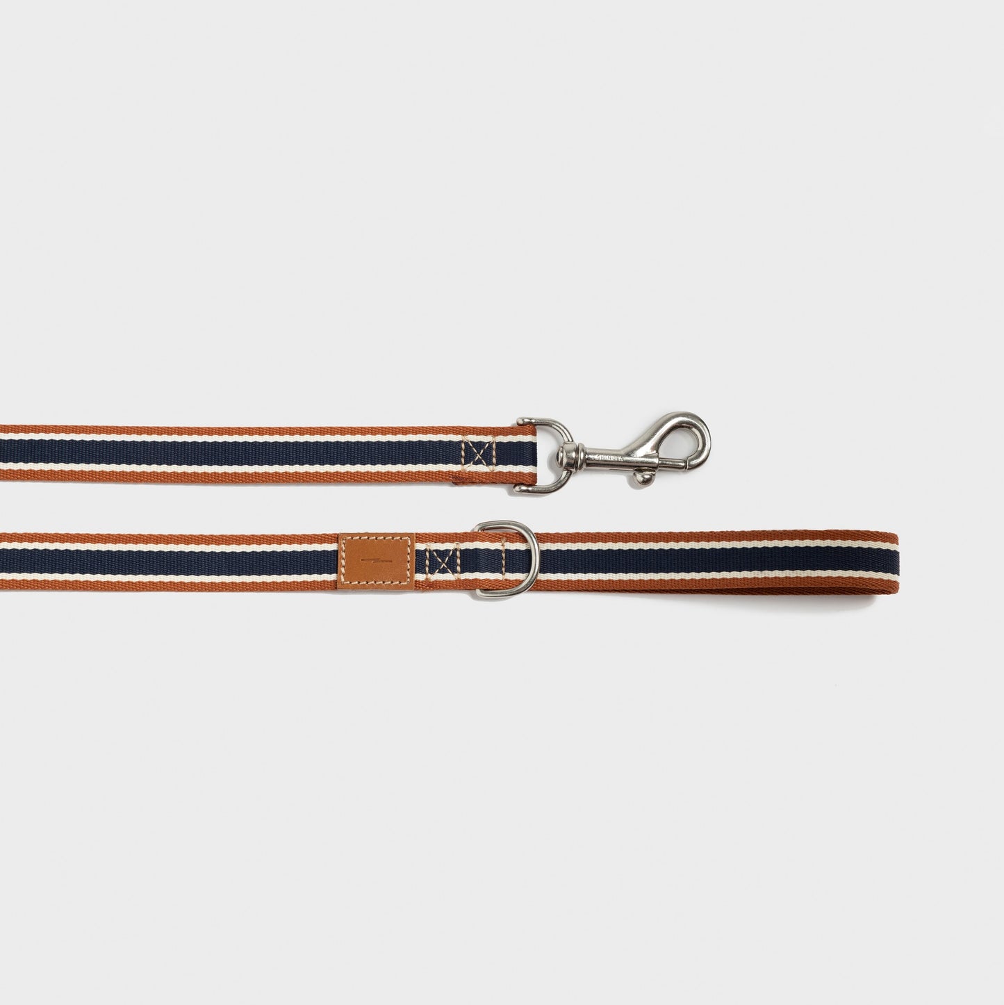 Nylon Dog Leash - Brand Stripe