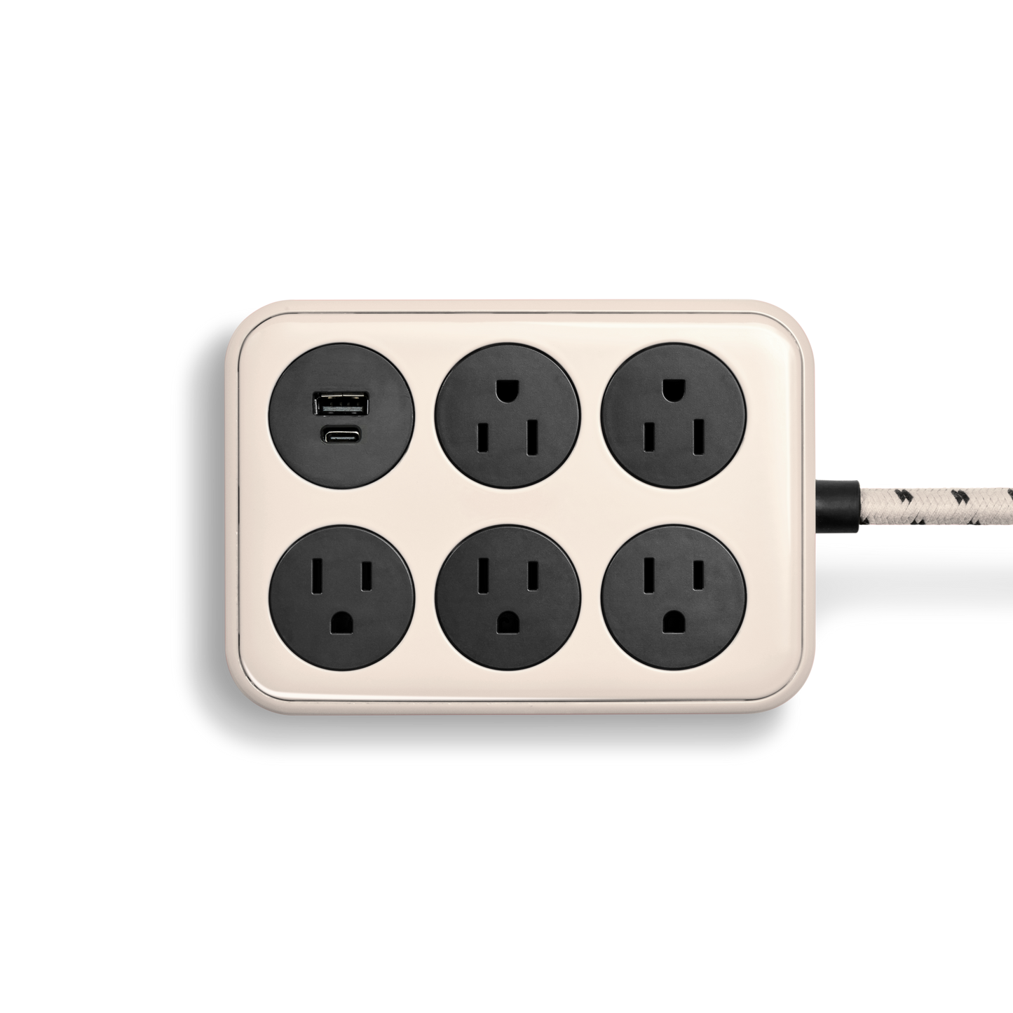 5 Port Power Supply - Cream