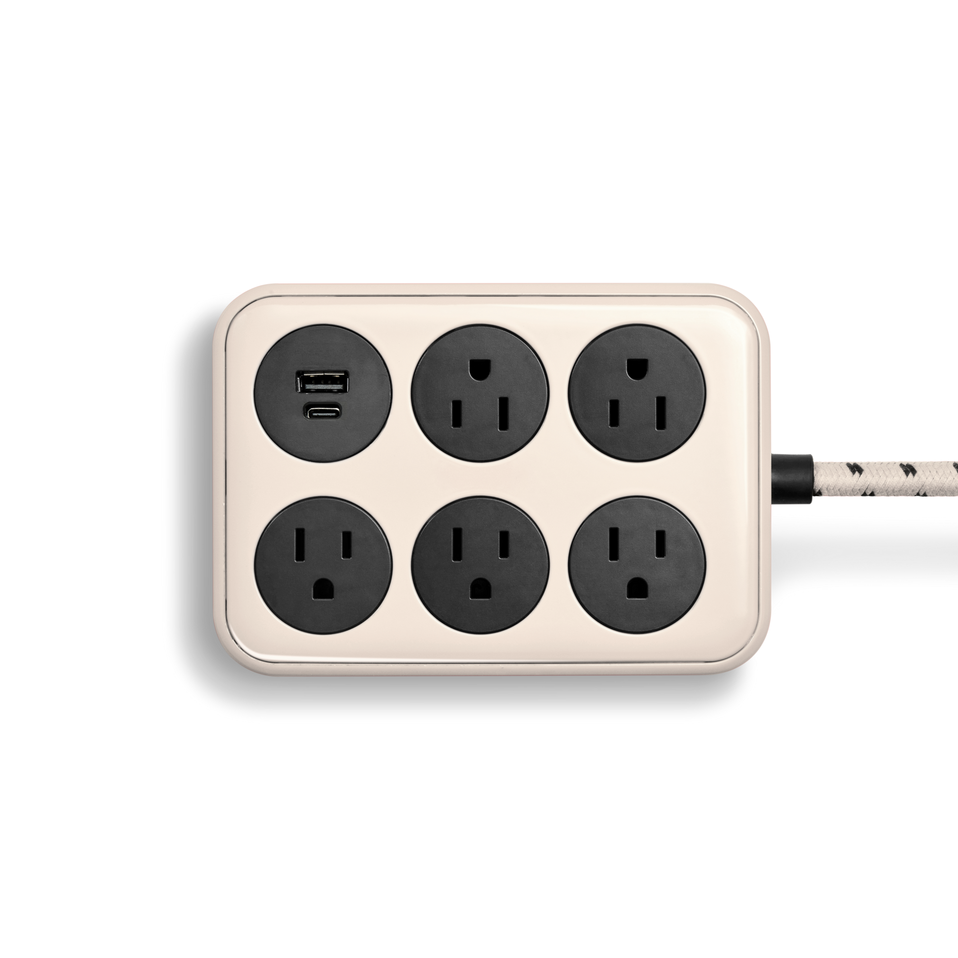 5 Port Power Supply - Cream