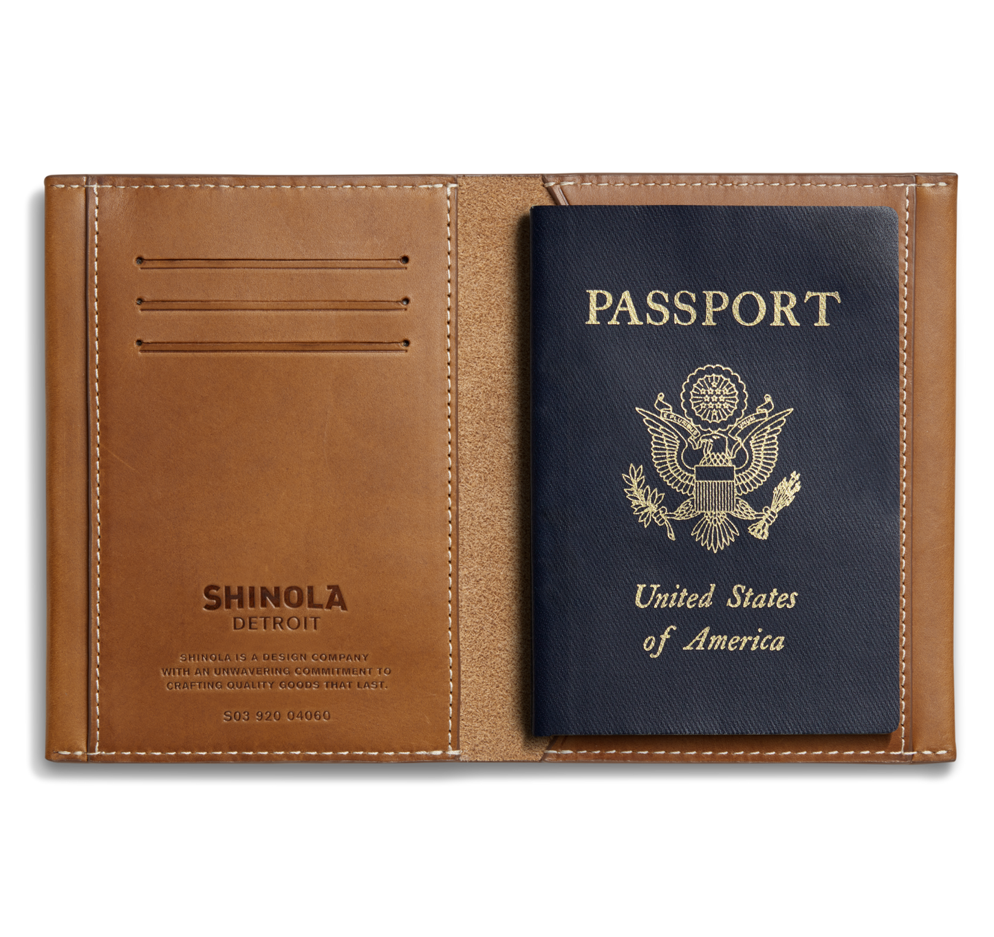 Passport Holder - Tan