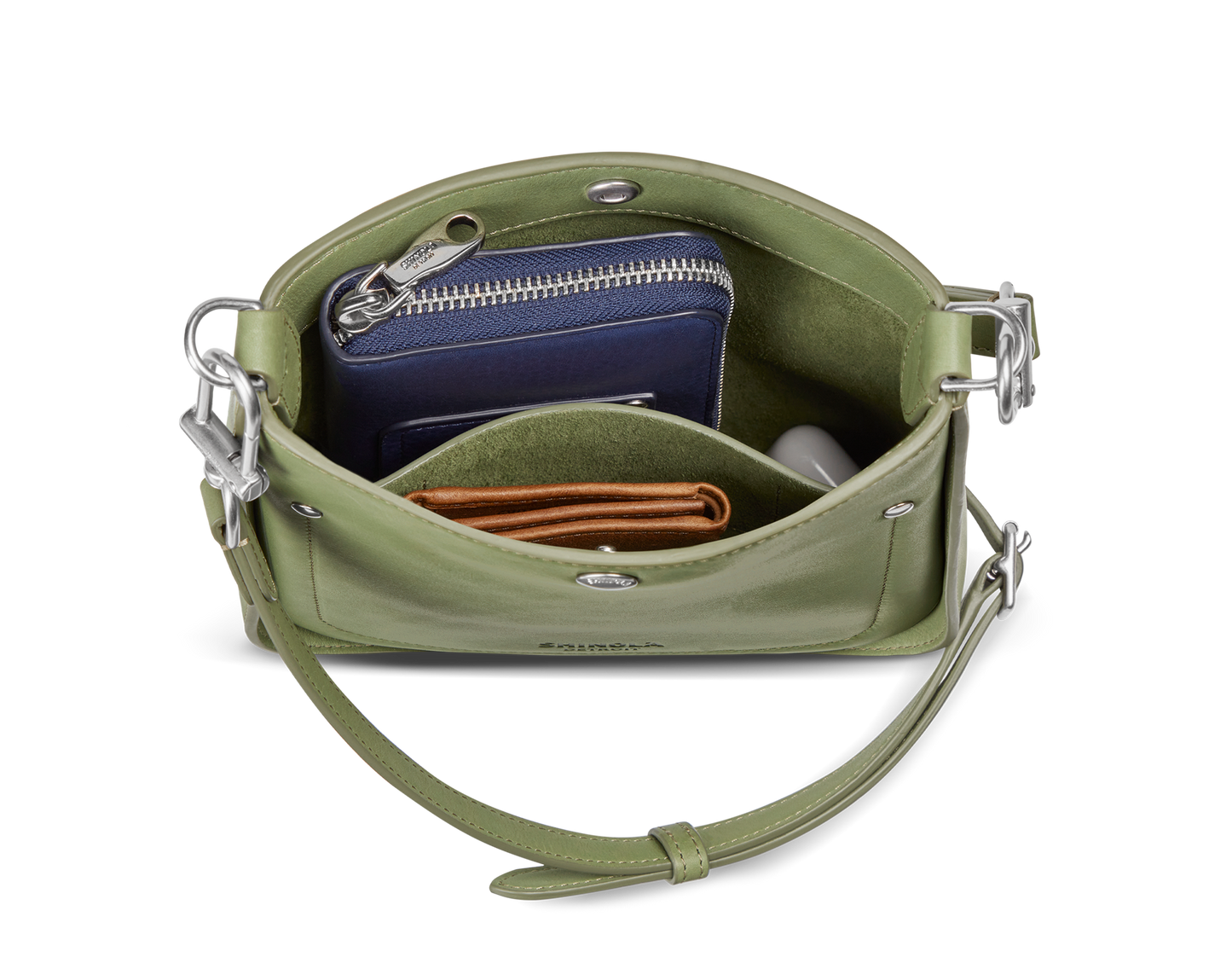Mini Pocket Crossbody Bag - Eucalyptus