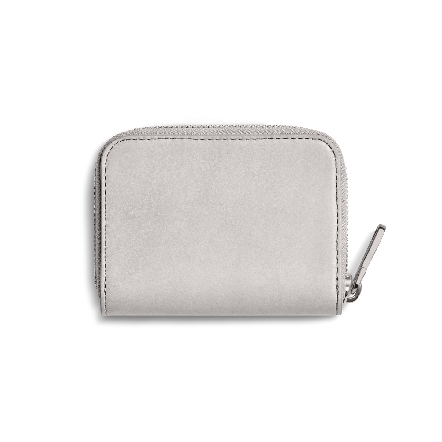 Pocket Small Zip Around Wallet - Off-White