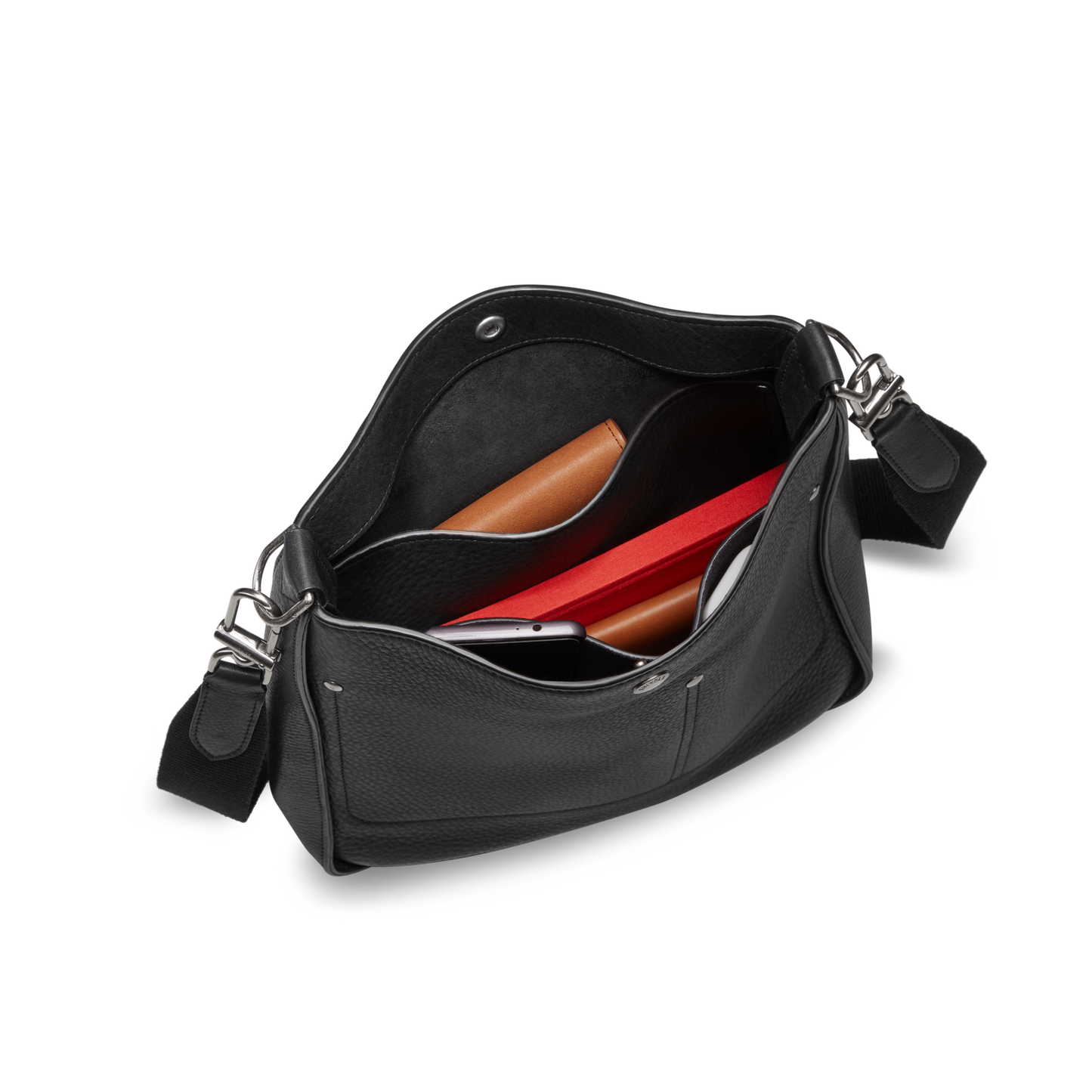 Pocket Crossbody Bag - Black