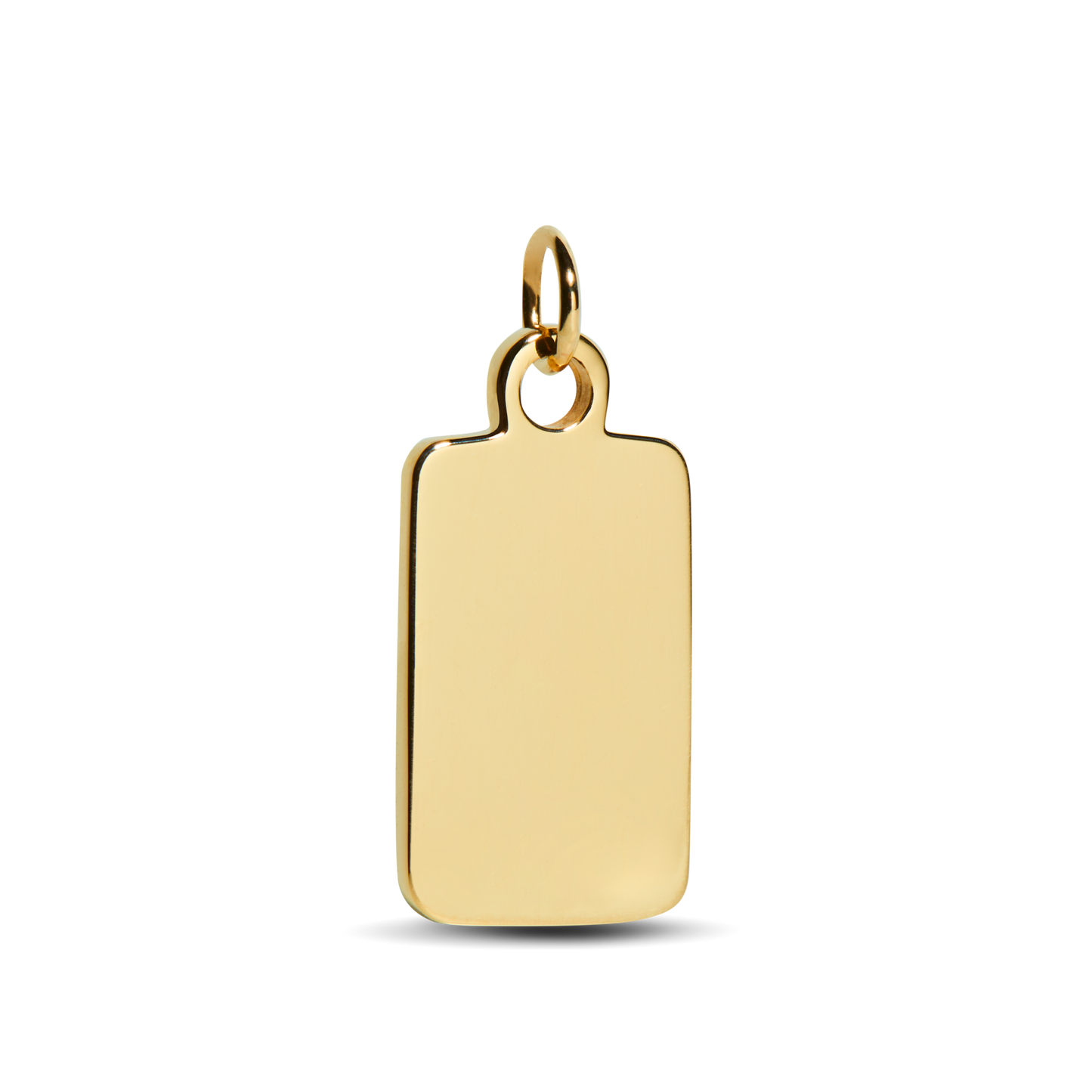 Plaque Charm - Yellow Gold