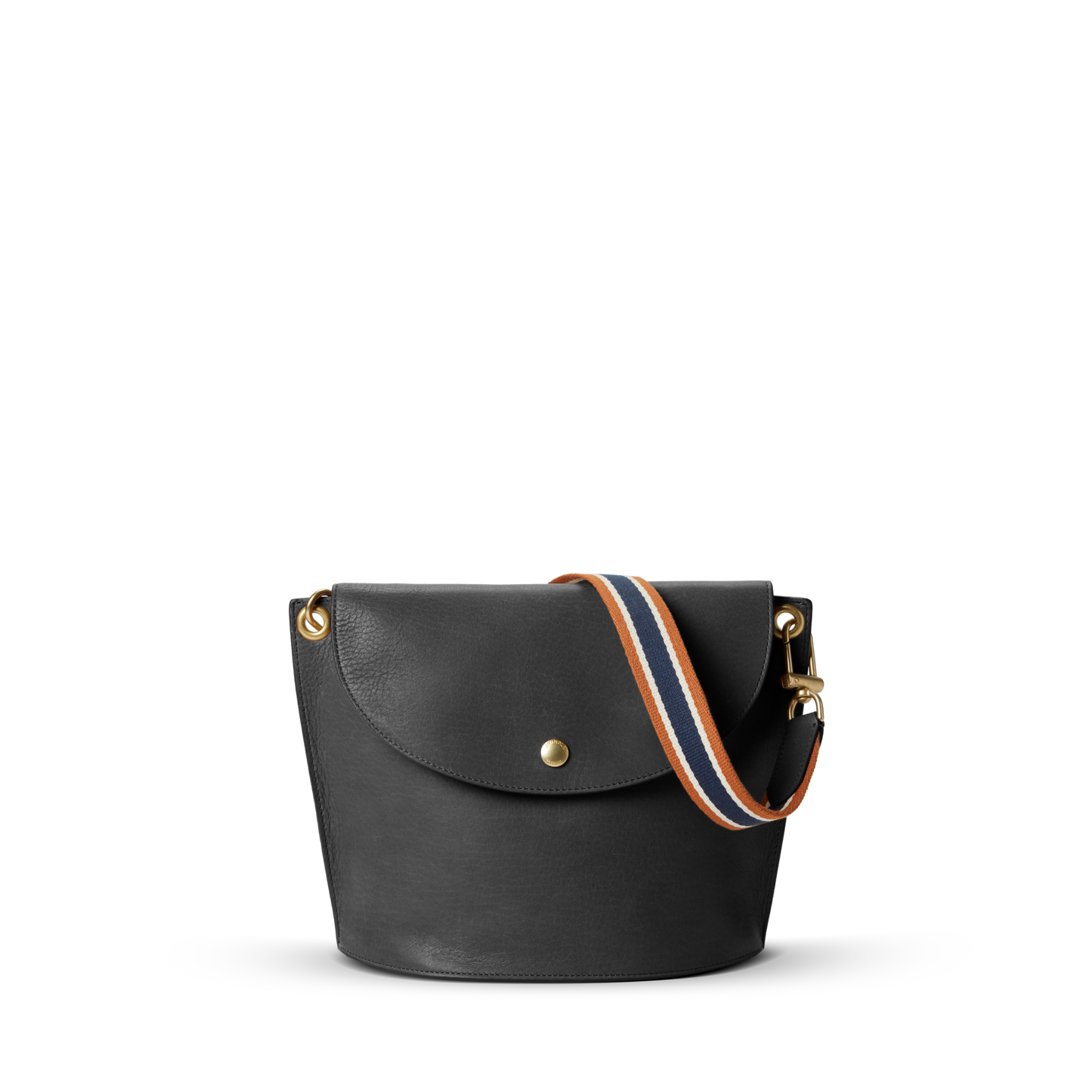 Convertible Birdy Bucket Bag - Brand Stripe / Black