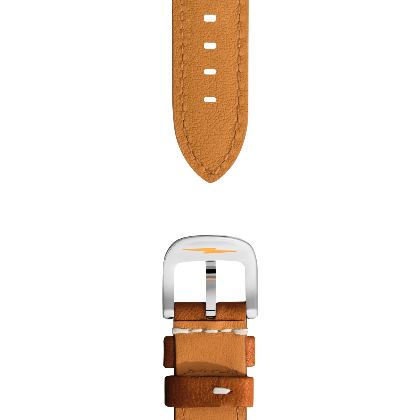 20mm Tan Leather Watch Strap - Tan