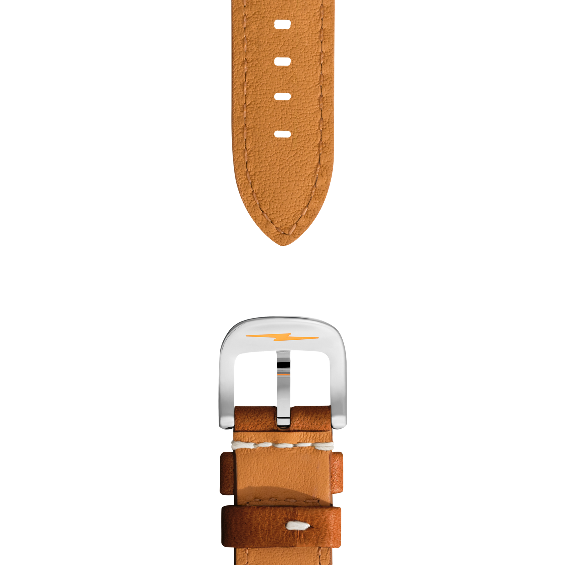 20mm Tan Leather Watch Strap - Tan