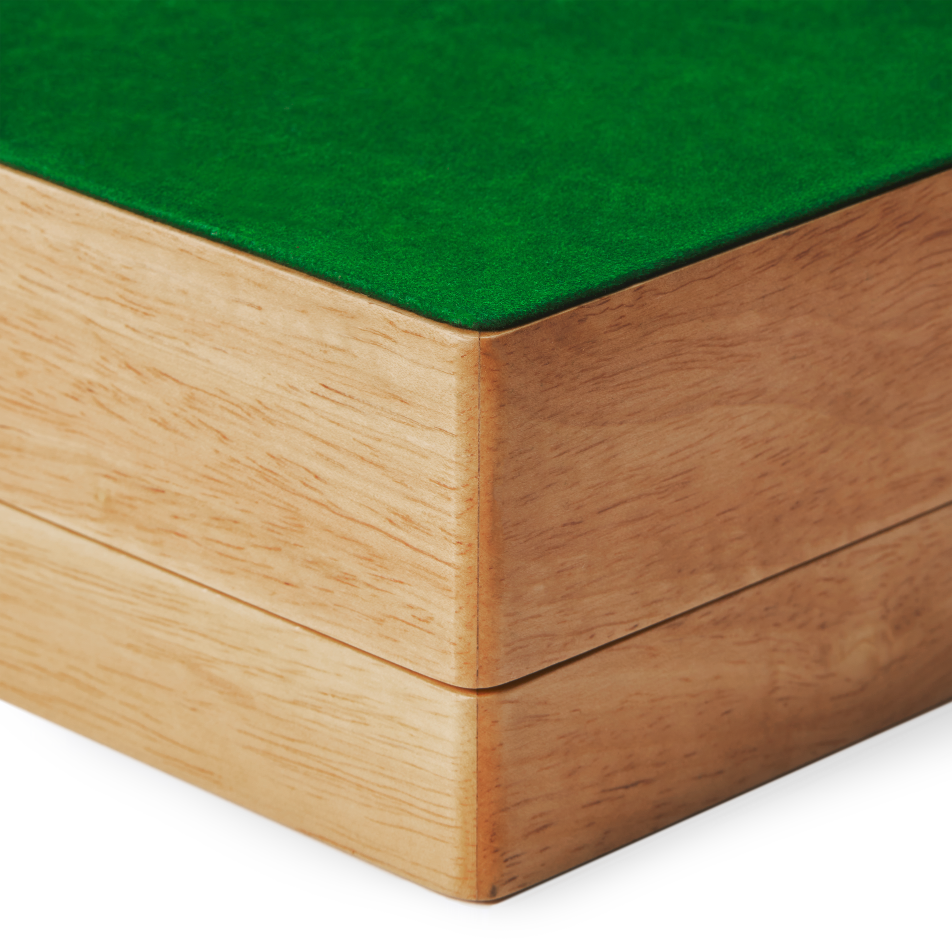 Lacquered Wood Poker Set - Cream / Blue