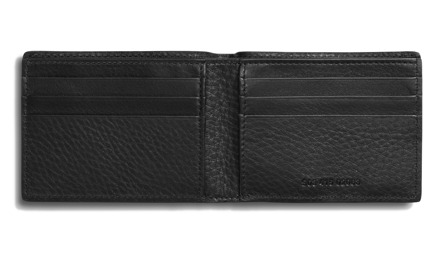 Slim Bifold Wallet - Black