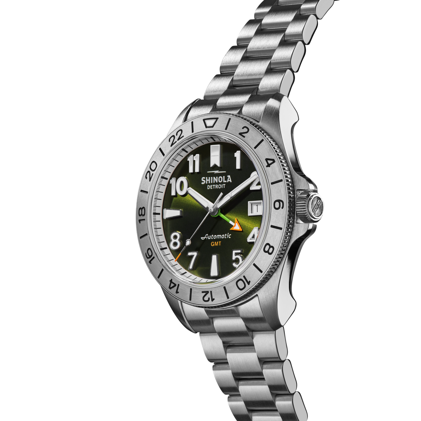Monster GMT Automatic Watch - Dark Olive