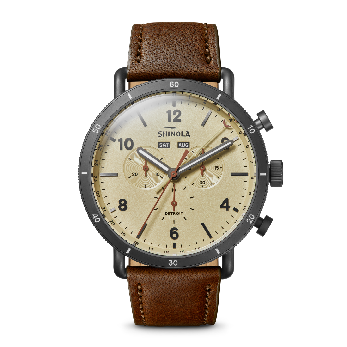 Canfield Sport Chronograph Watch - Light Gray