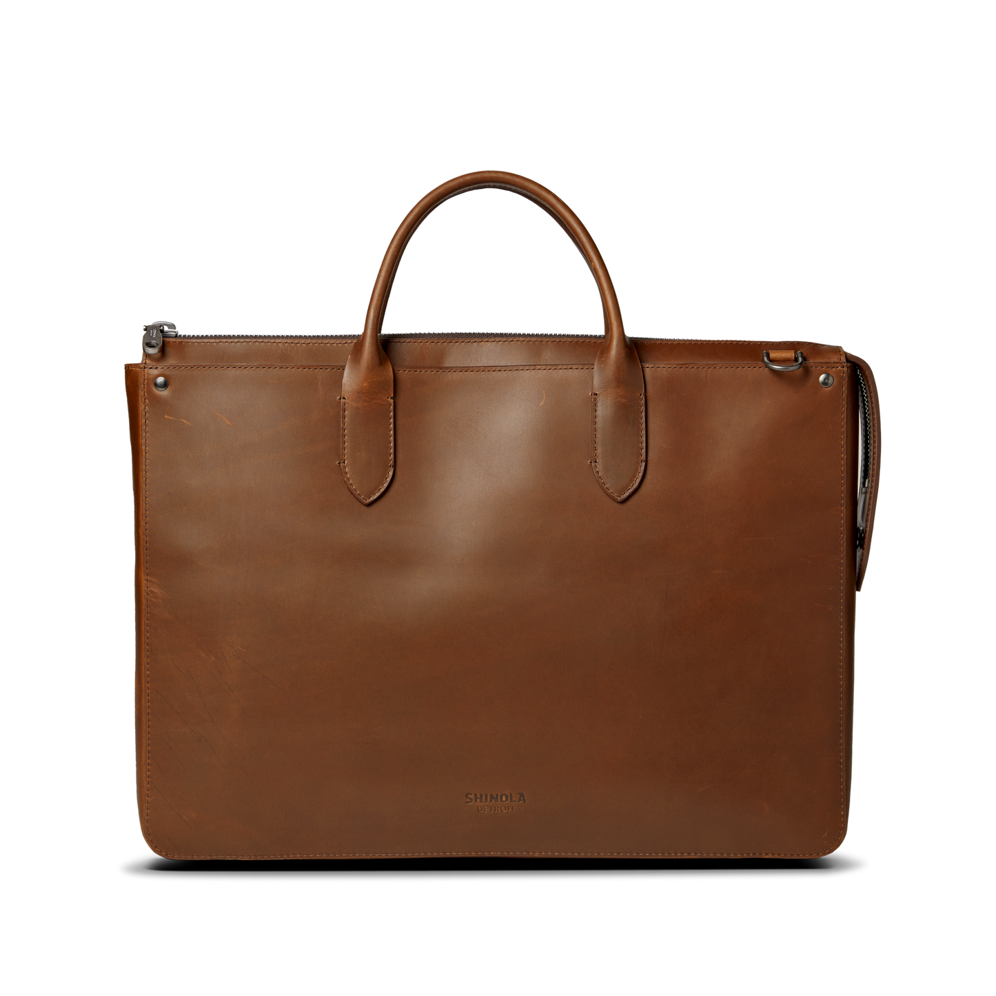 Slim Traveler Briefcase - Medium Brown