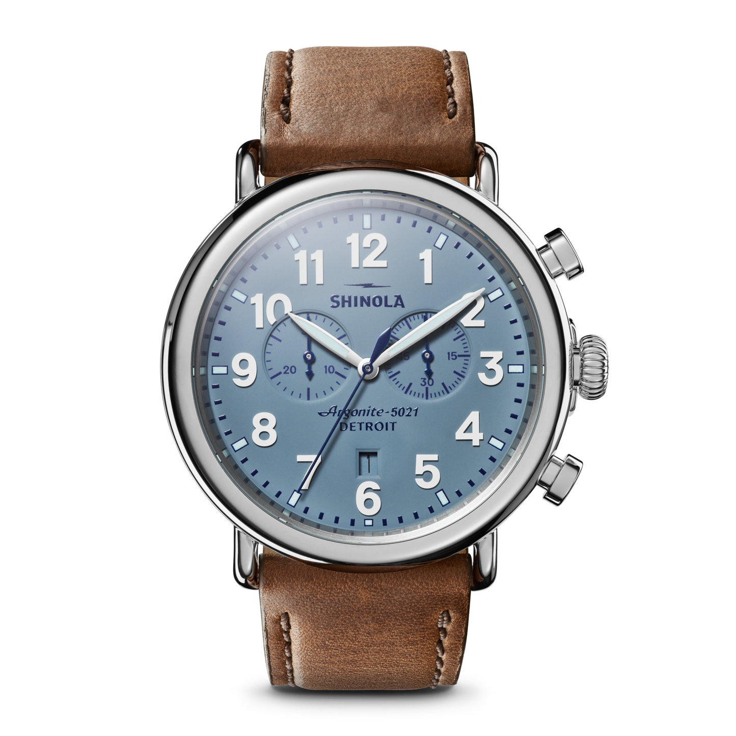 Runwell Chronograph Watch - Slate Blue
