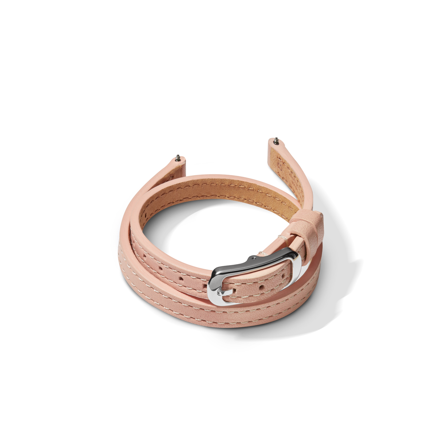 8mm Blush Leather Watch Strap - Blush