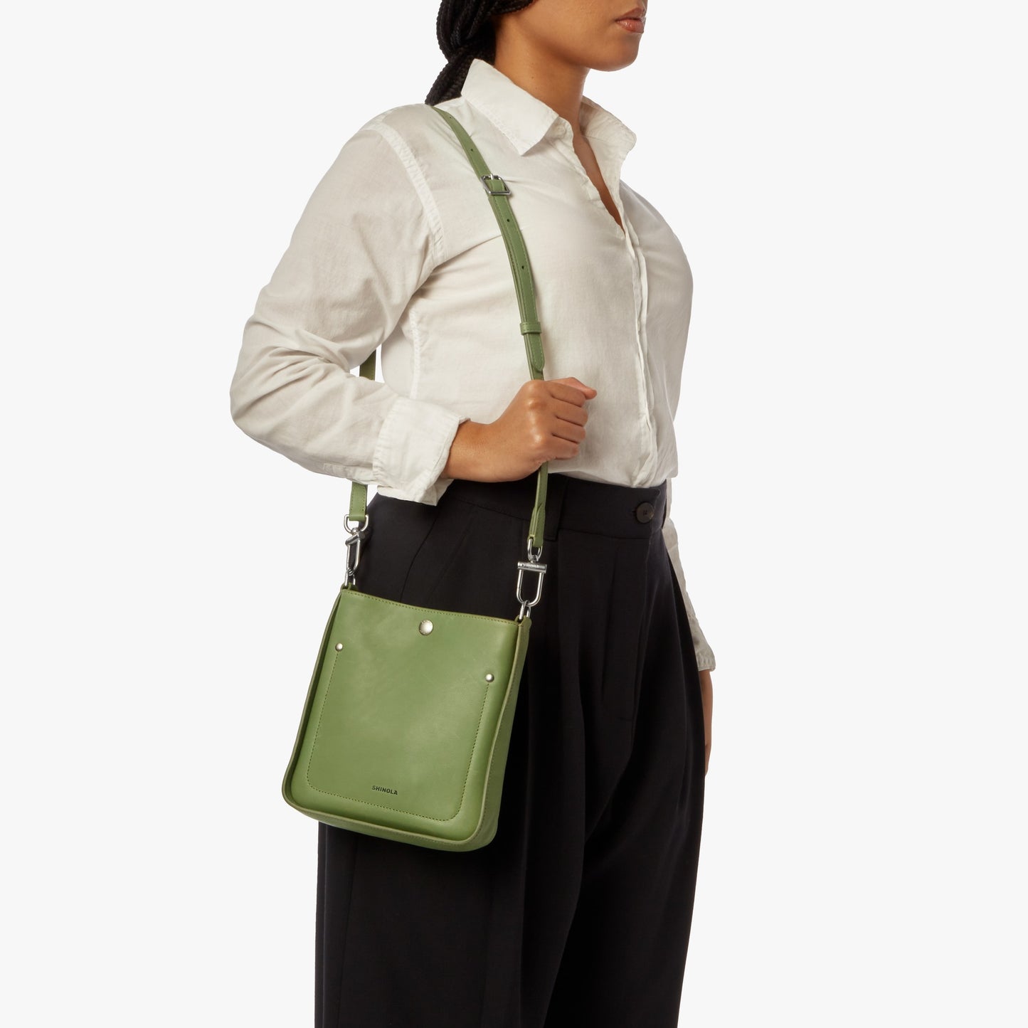 Mini Pocket Crossbody Bag - Eucalyptus