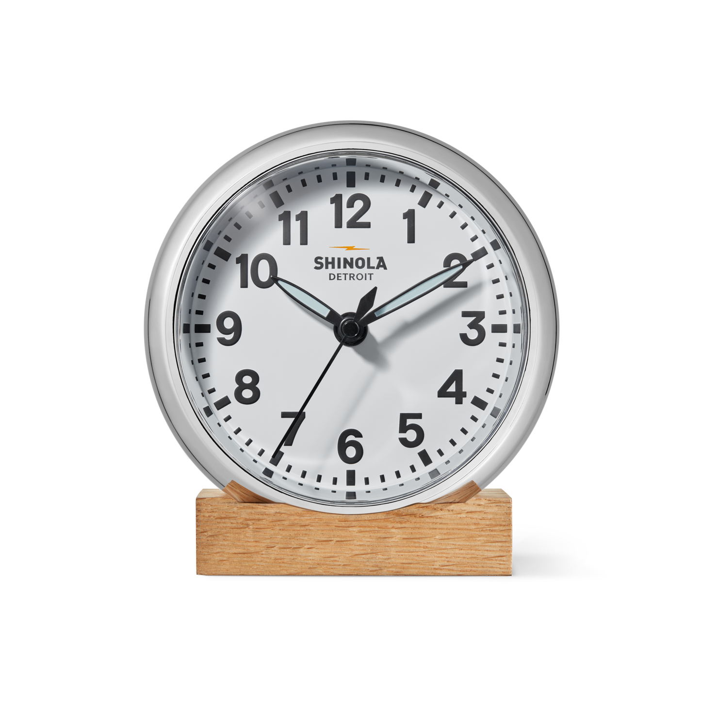 6" Runwell Clock - White