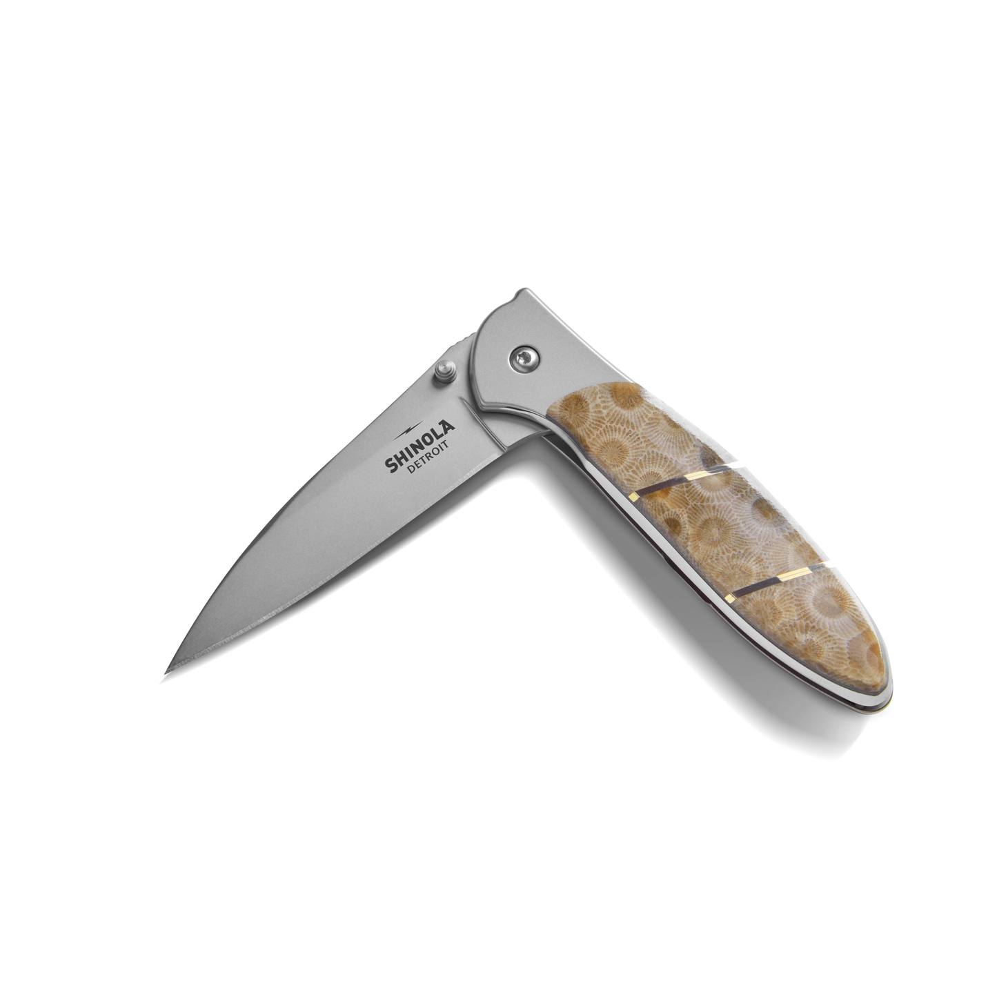 Shinola + Kershaw Petoskey Stone Pocket Knife - Petoskey