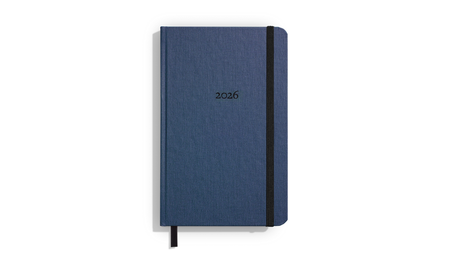 2026 12 Month Runwell Planner - Indigo