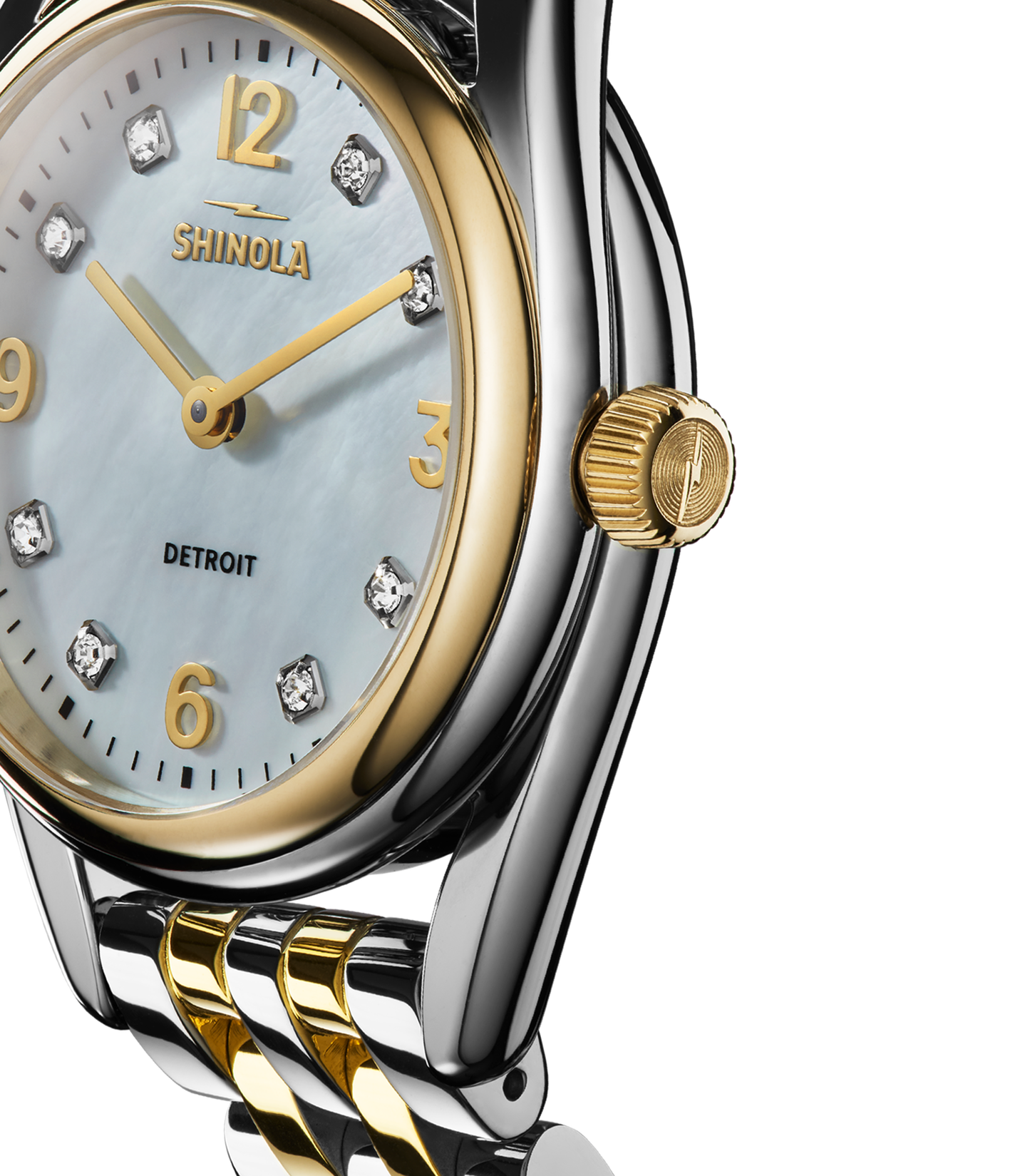 Derby Watch - White Mother of Pearl