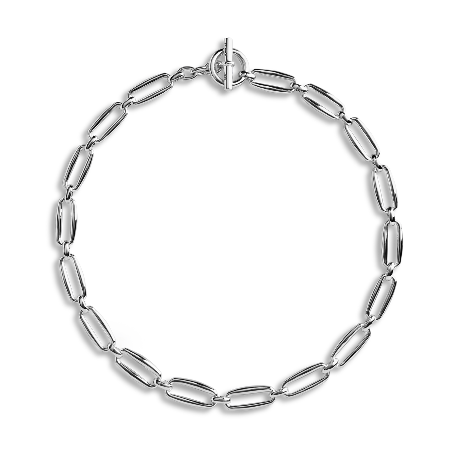 Signature Chunky Link Necklace - Sterling Silver