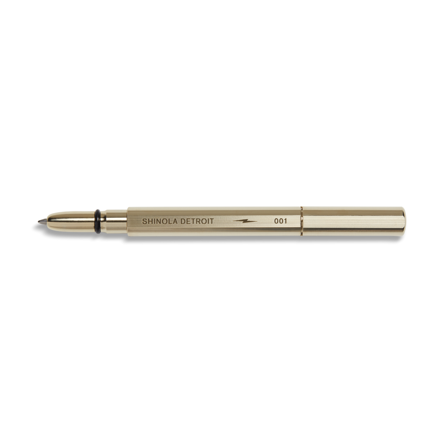 Shinola Signature Pen Brass - Brushed Brass