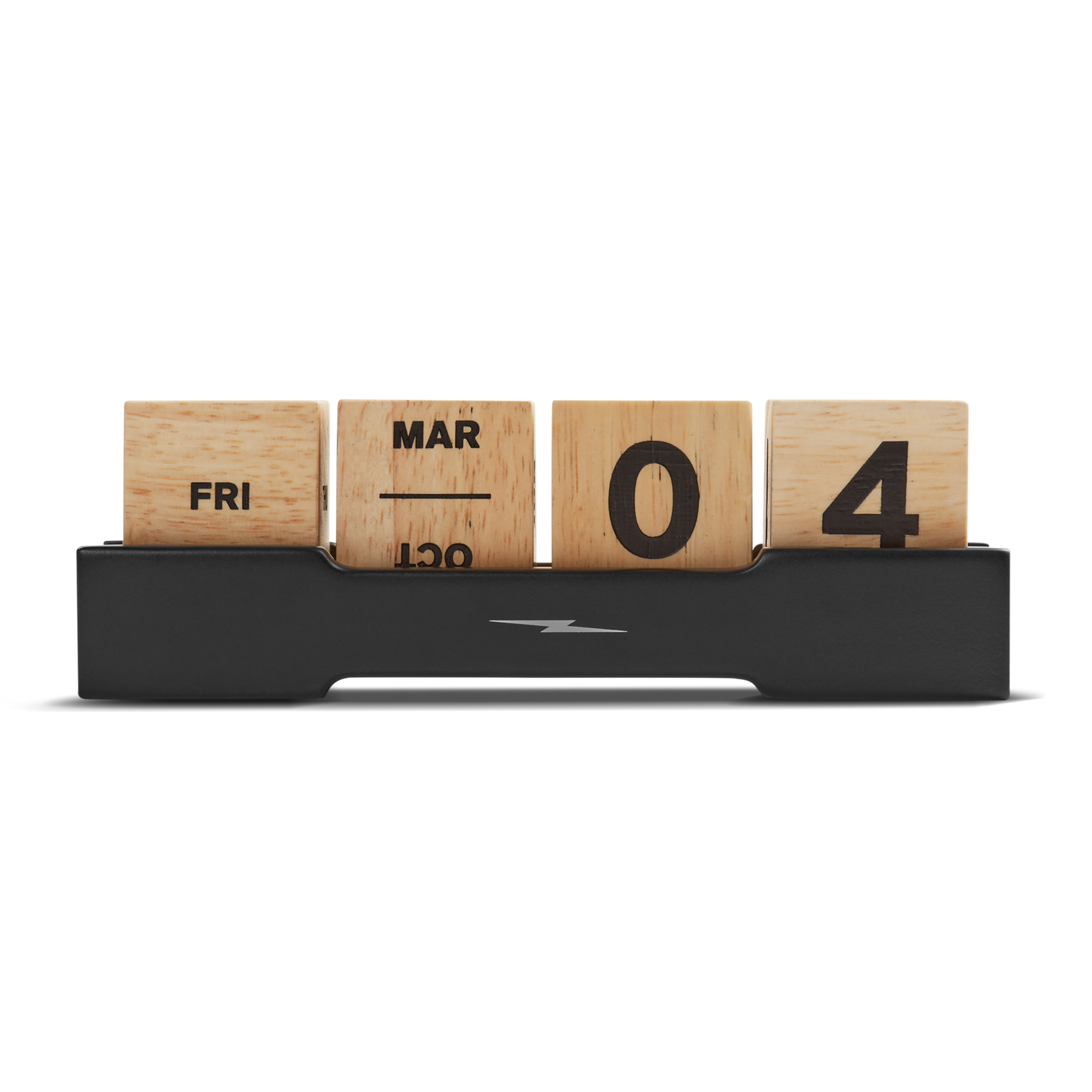 Perpetual Desk Calendar - Natural / Black