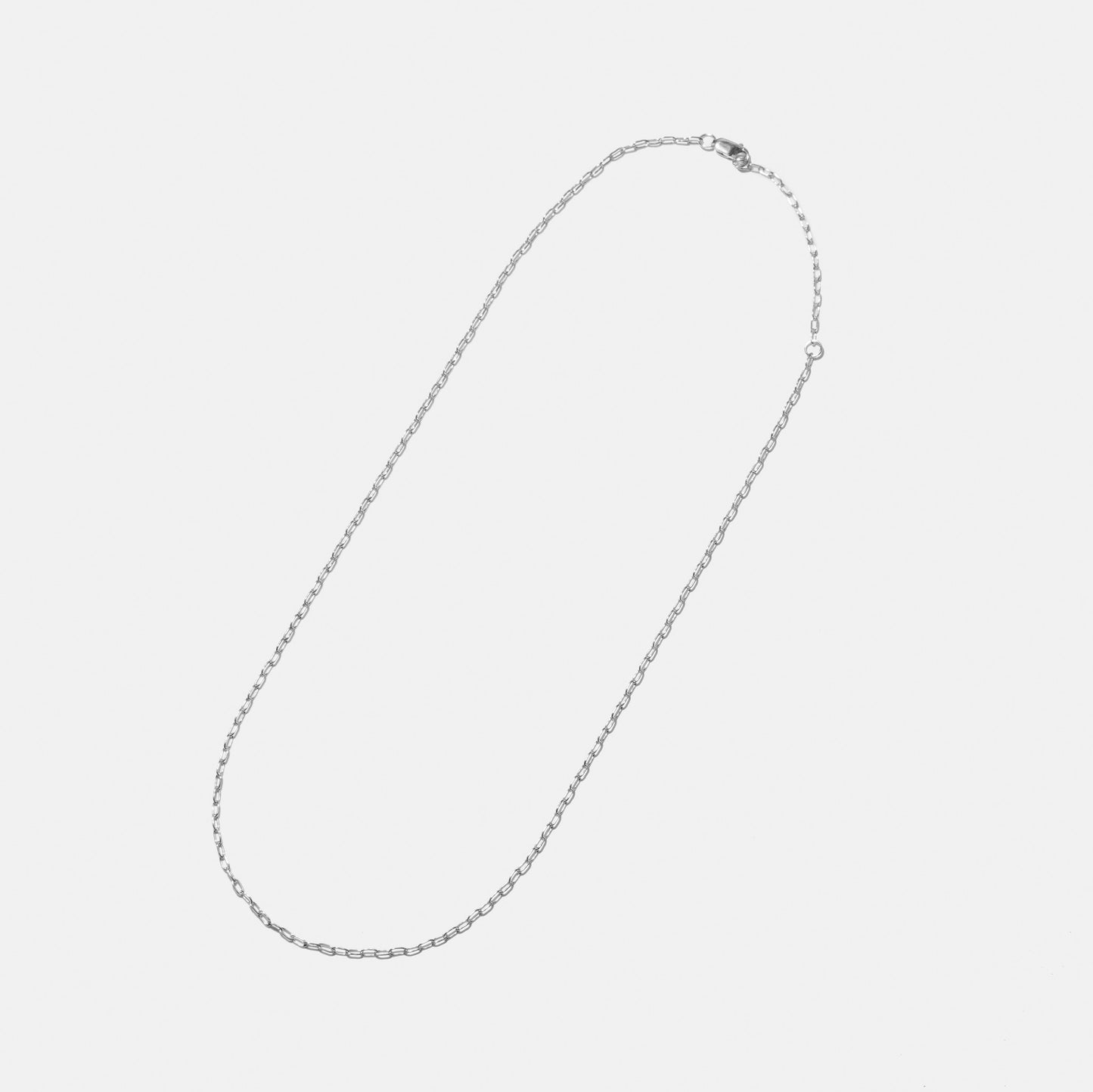 Large Oval Link Necklace - Sterling Silver