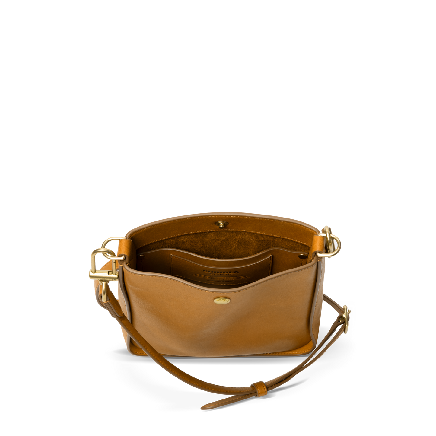 Mini Pocket Crossbody Bag - Tan