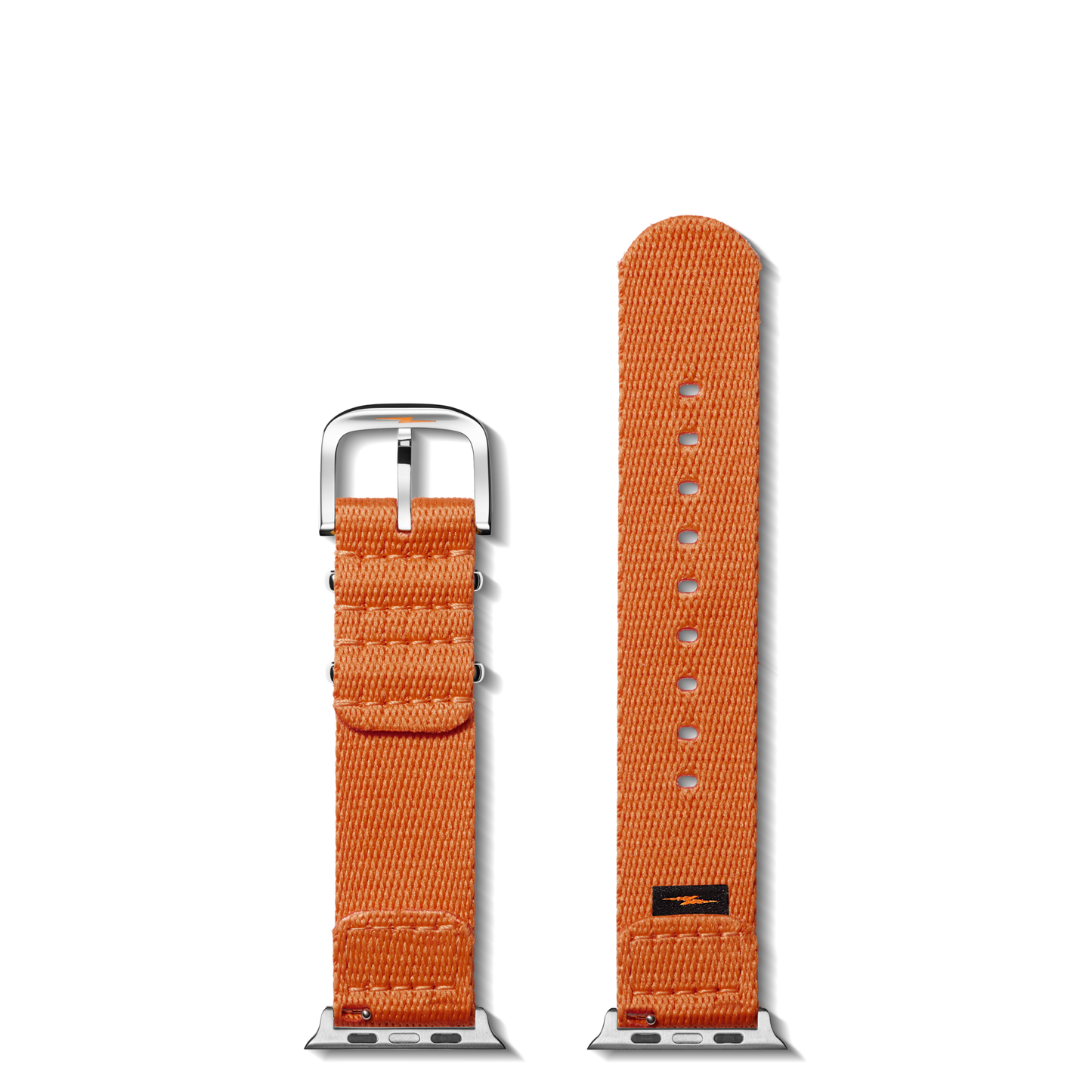 20mm Orange Split Nylon Apple Watch Strap - Orange
