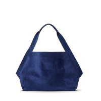 Derby Shoulder Bag - Sapphire Suede
