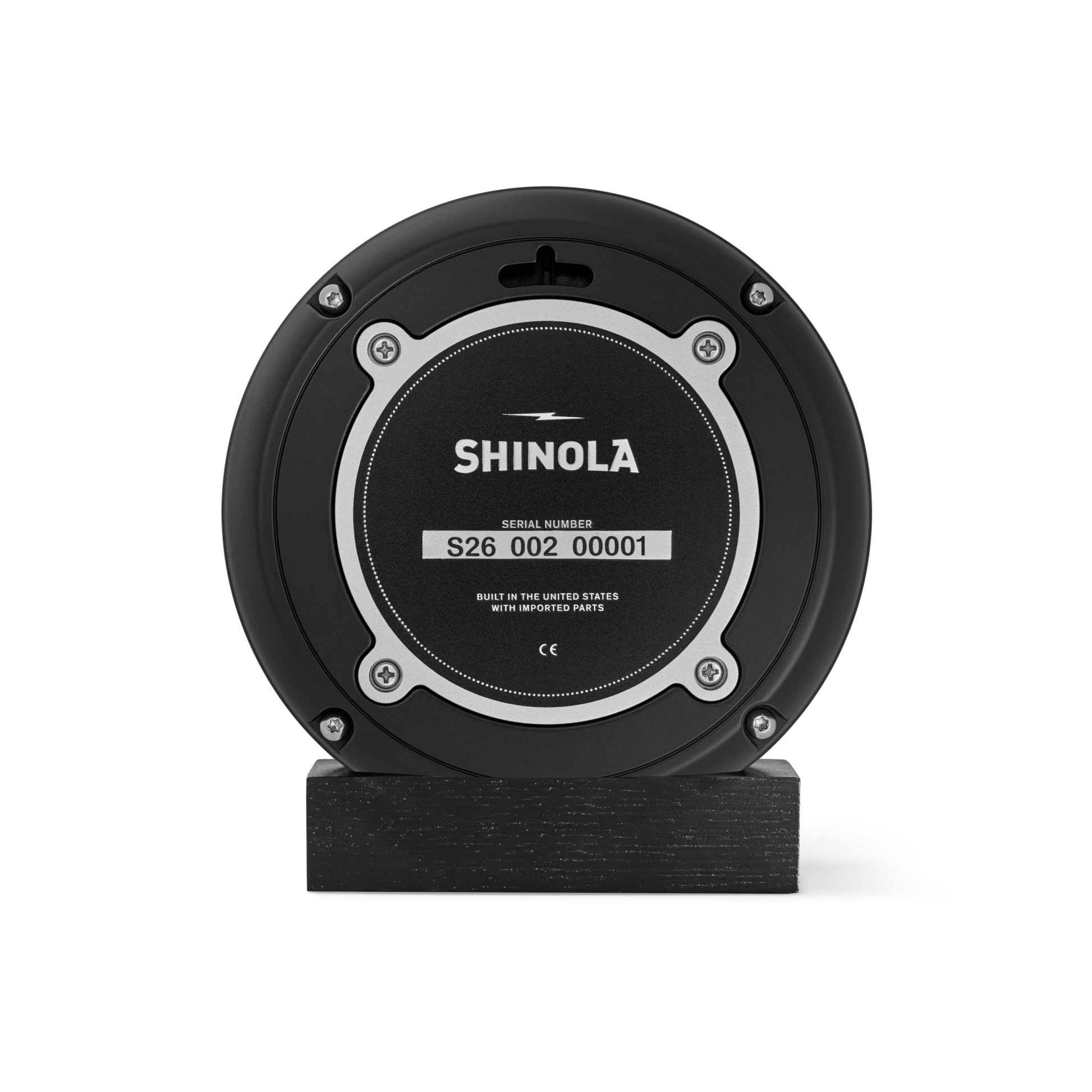 6" Runwell Clock - Black