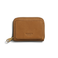 Pocket Small Zip Around Wallet - Tan