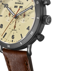 Canfield Sport Chronograph Watch - Light Gray