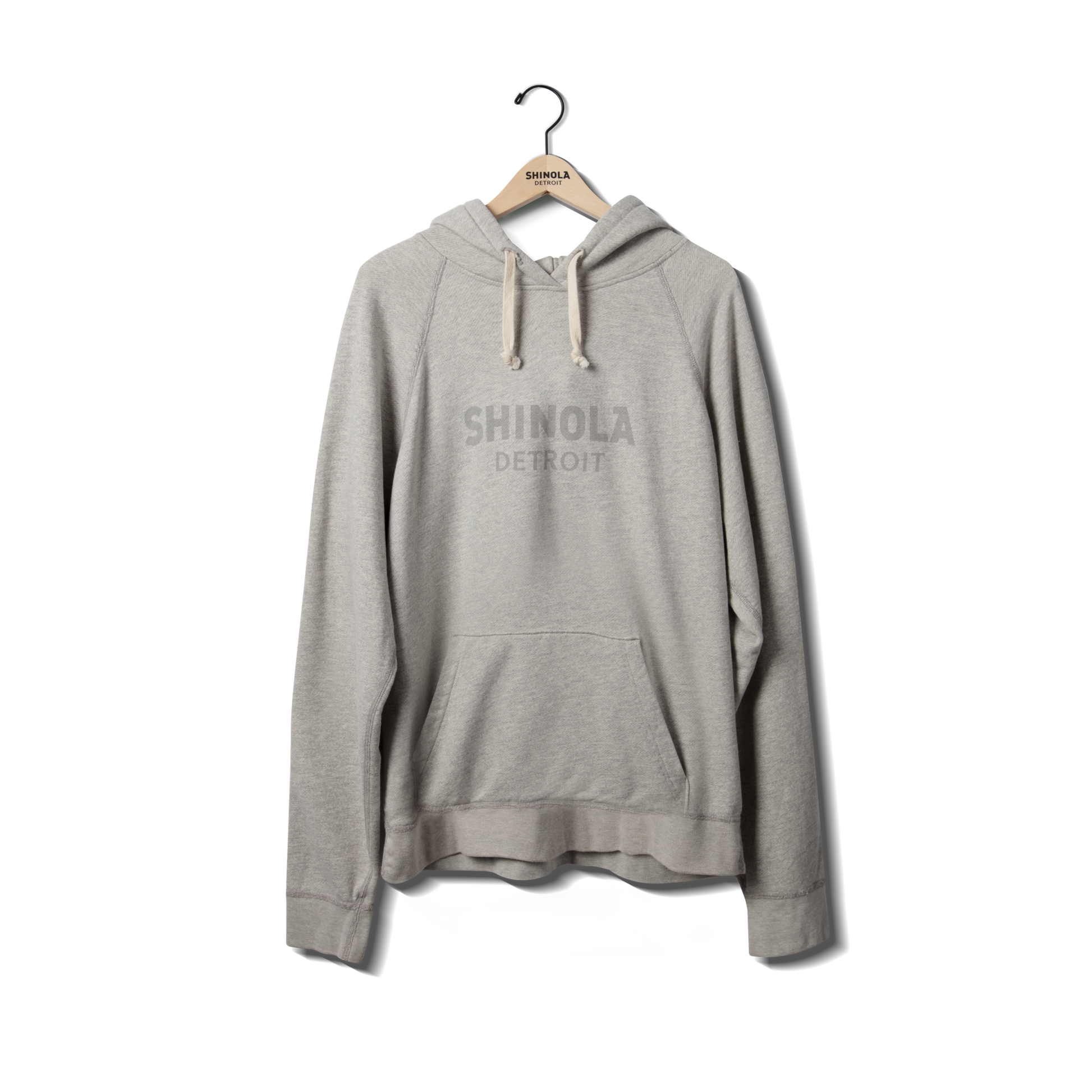 Shinola Logo Hoodie - Heather Gray