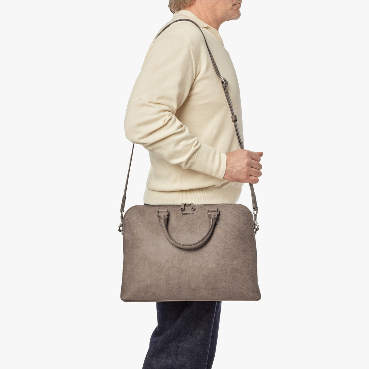Portfolio Briefcase - Stone