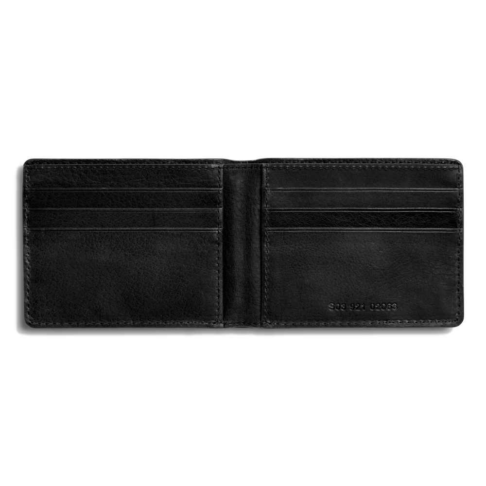Slim Bifold Wallet - Black