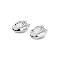 Signature Chubby Huggie Earrings - Sterling Silver