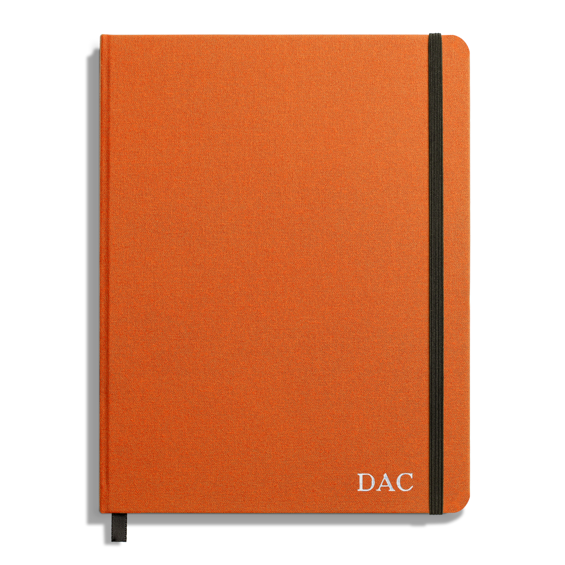 Large Hard Ruled Journal - Bold Orange
