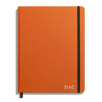 Large Hard Ruled Journal - Bold Orange